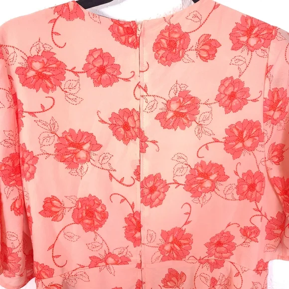 TORRID Georgette Floral Wrap Dress - Picture 9 of 11